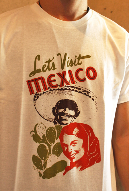 メキシコグラフィックデザインTシャツ