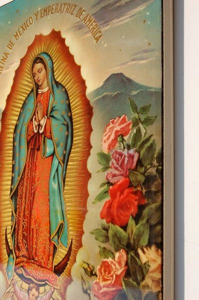 画像2: 樹脂コーティング絵画「グアダルーペのマリア」