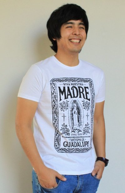 画像1: グアダルーペのマリアTシャツ・メンズ