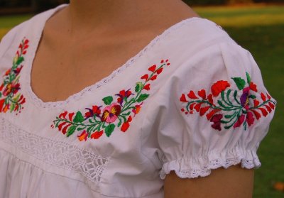 画像3: メキシコ刺繍民族衣装ブラウス「サンアントニーノ」