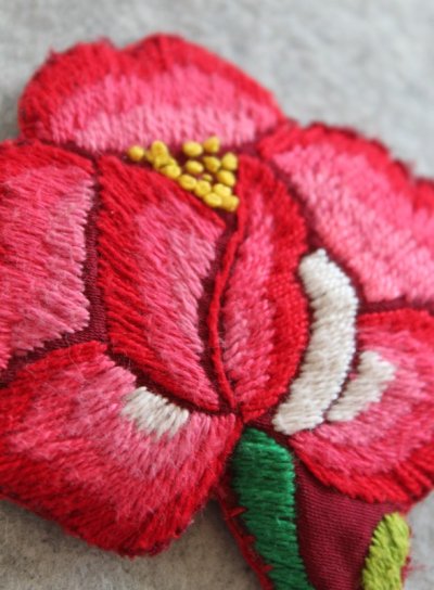 画像2: フチタン刺繍メキシコ、オアハカoriginalコサージュ