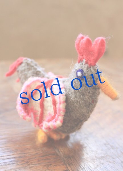 画像2: 手つむぎ・手織りウールのぬいぐるみ・アニマリート (2)