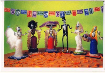 画像1: グリーティングカード「ガイコツカタアリーナの結婚式」