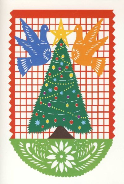 画像1: グリーティングカード「クリスマスツリー」