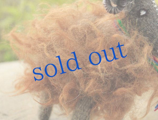 画像4: 手つむぎ・手織りウールのぬいぐるみ・アニマリート (4)