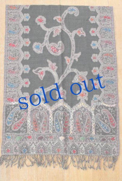 画像4: 軽いウールガーゼのジプシーストール (4)