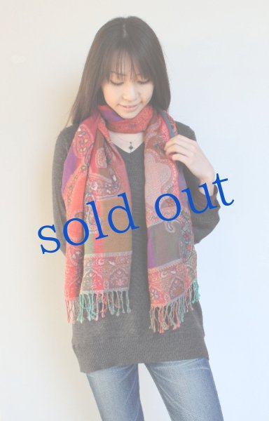 画像3: ウールガーゼのジプシーストール (3)