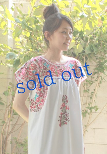 画像3: 「サンアントニーノ」 刺繍チュニックワンピース (3)