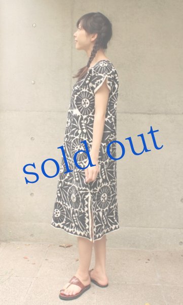 画像3: 刺繍ウィピルワンピース[マンタ生地・デラックス刺繍] (3)