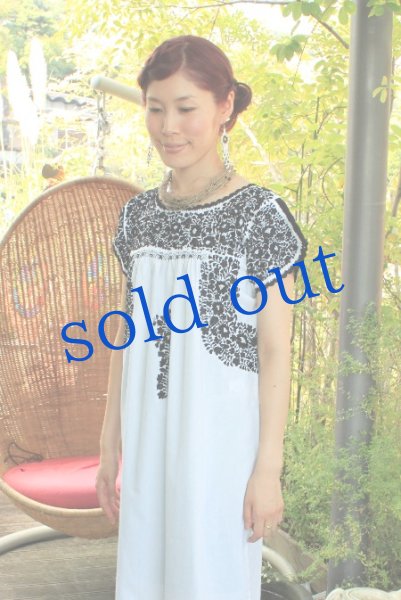 画像2: 「サンアントニーノ」 刺繍チュニックワンピース (2)