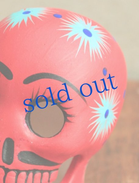 画像3: 小さな陶器のガイコツヘッド (3)