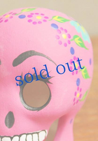 画像3: 小さな陶器のガイコツヘッド (3)