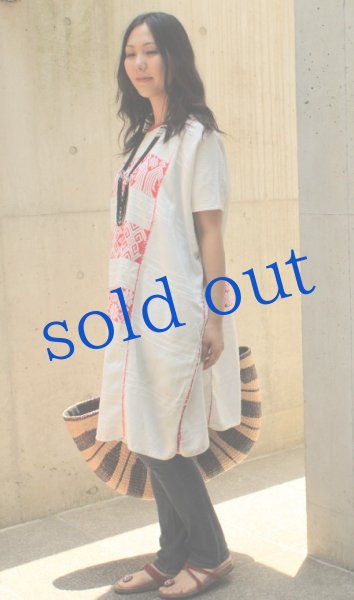 画像3: ミヘ族のロングウイピルドレス (3)