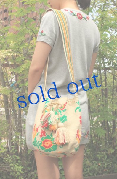 画像5: コロンビアの先住民WAYUU族の手編みバッグ (5)