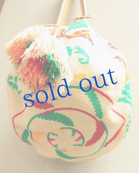 画像3: コロンビアの先住民WAYUU族の手編みバッグ (3)