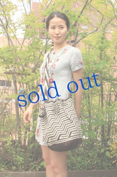 画像4: コロンビアの先住民Arhuaco族の手編みバッグ (4)