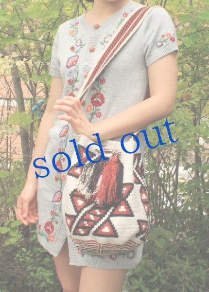 画像4: コロンビアの先住民WAYUU族の手編みバッグ (4)