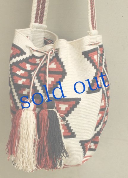 画像2: コロンビアの先住民WAYUU族の手編みバッグ (2)