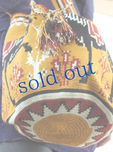 画像5: コロンビアの先住民WAYUU族の手編みバッグ (5)
