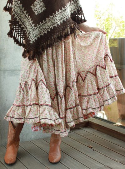画像1: ミヘのボリュームギャザースカート