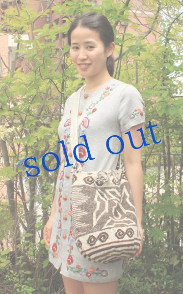 画像5: コロンビアの先住民Arhuaco族の手編みバッグ (5)