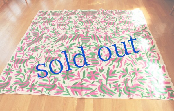 画像5: オトミの刺繍ベットカバー・テーブルクロス (5)