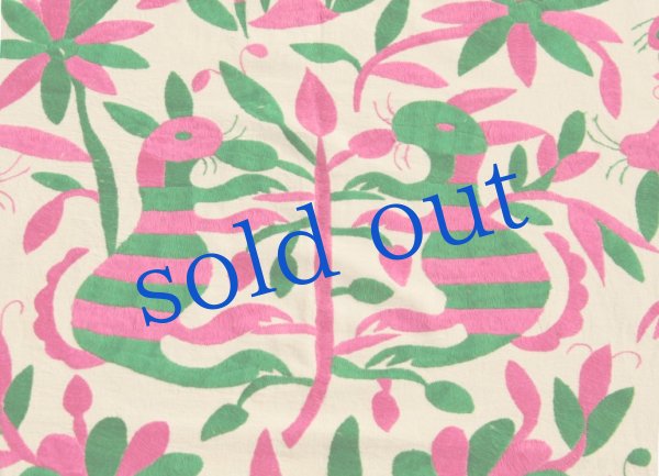 画像4: オトミの刺繍ベットカバー・テーブルクロス (4)