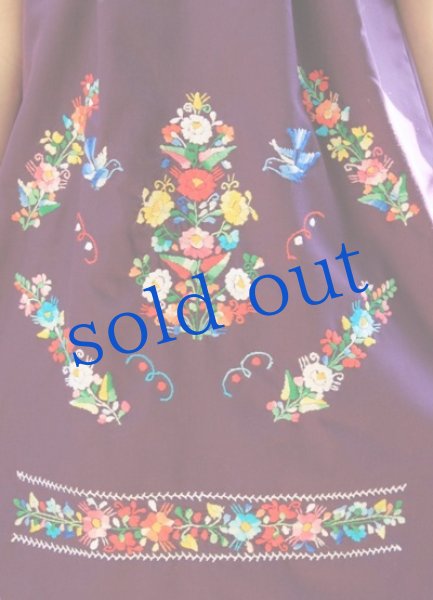 画像4: ゴージャス刺繍メキシコワンピース (4)
