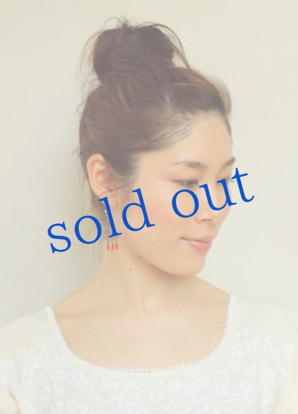 画像3: フィリグリネスと天然珊瑚のピアス (3)