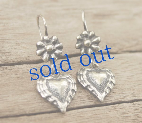 画像3: シルバーハートのピアス (3)