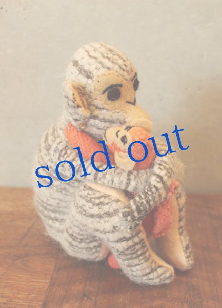 画像2: 手つむぎ・手織りウールのぬいぐるみ・アニマリート (2)