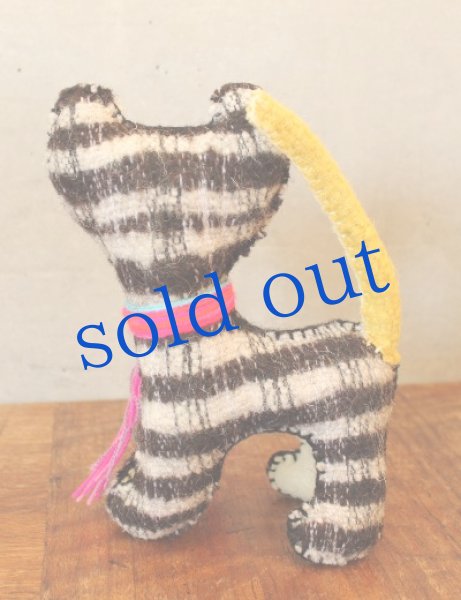 画像4: 手つむぎ・手織りウールのぬいぐるみ・アニマリート (4)