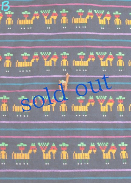 画像3: メキシコ製生地メキシコ人とロバ (3)