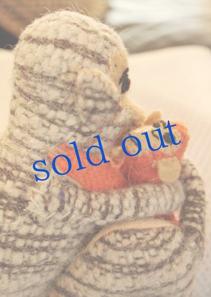 画像4: 手つむぎ・手織りウールのぬいぐるみ・アニマリート (4)