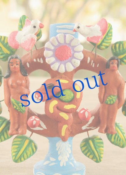 画像2: 陶器のキャンドルスタンド (2)