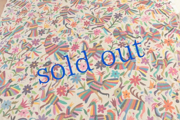 画像5: オトミの刺繍ベットカバー・テーブルクロス (5)