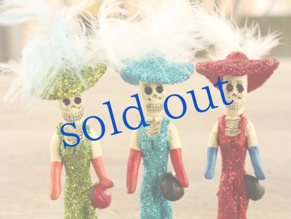 画像3: ガイコツの貴婦人ミニ人形 (3)