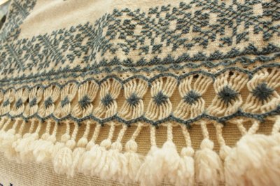 画像2: llamallamaオリジナル手織りウールケープショール
