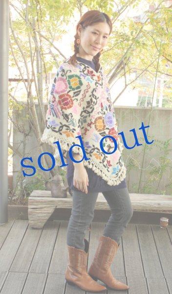 画像2: プエブラ州のポンチョ (2)