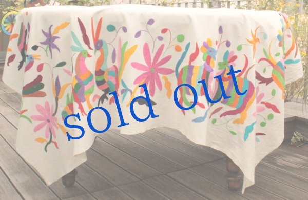 画像5: オトミの刺繍ベットカバー・テーブルクロス (5)