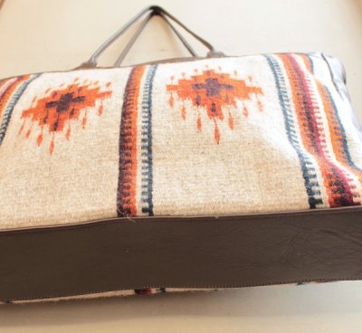 画像3: メキシコの織物タペテのバッグB4サイズ