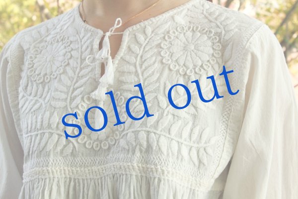 画像5: メキシコ刺繍ブラウス「チアパス」 (5)