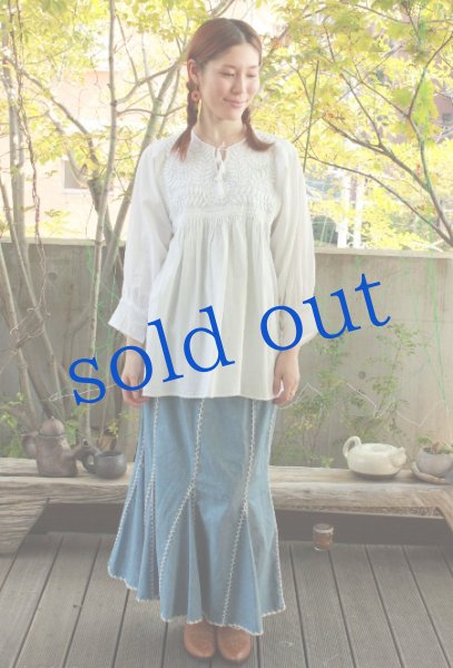 画像3: メキシコ刺繍ブラウス「チアパス」 (3)