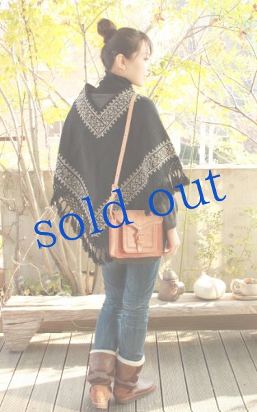 画像4: 本革・編み上げレザーバッグ (4)