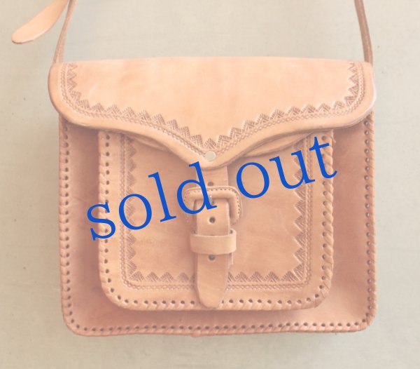 画像5: 本革・編み上げレザーバッグ (5)