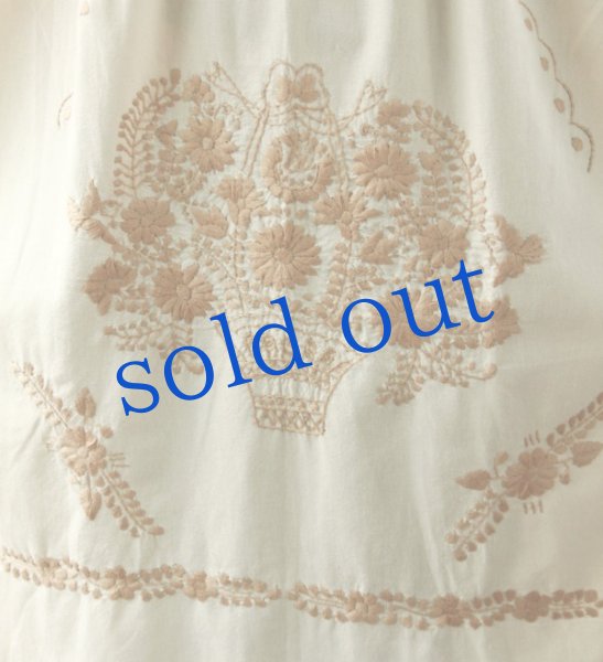 画像5: メキシコ刺繍定番ワンピース (5)