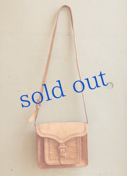 画像3: 本革・編み上げレザーバッグ (3)