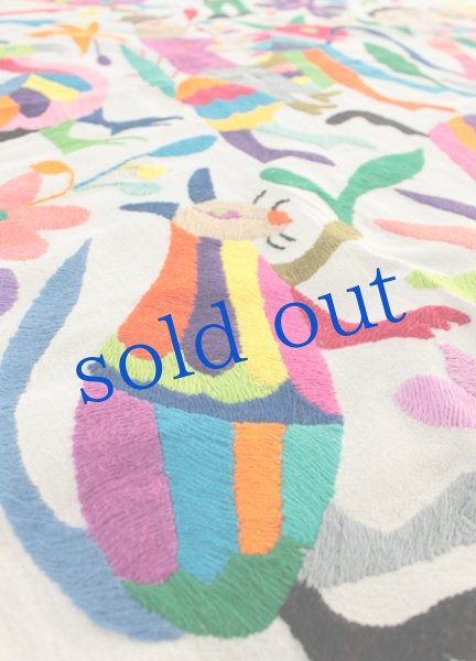 画像2: オトミの刺繍クロス大サイズ (2)