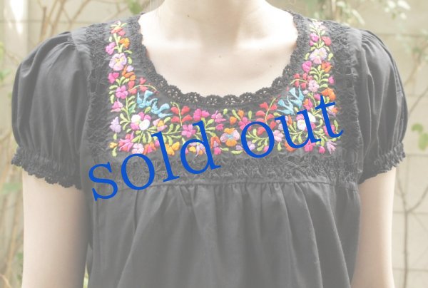 画像4: 「サンアントニーノ」レース刺繍 ブラウス (4)