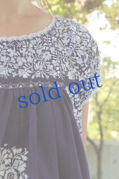 画像4: メキシコ刺繍トップス「SanAntonino] (4)